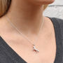18ct Gold Plated And Sterling Silver Unicorn Necklace, thumbnail 4 of 4