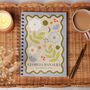 Personalised Floral Panel Combined Diary And Notebook, thumbnail 3 of 12