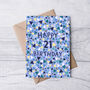 21st Birthday Card For Men, Geometric 21st Card, For Him, thumbnail 2 of 2