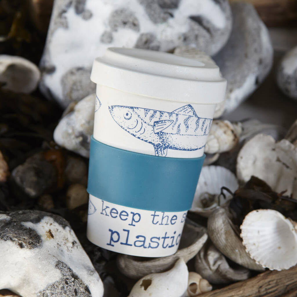 Image of Ocean Eco Friendly 17 Oz Travel Mug Bamboo