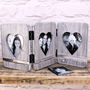 Personalised Wooden Heart Photo Frame, thumbnail 1 of 5