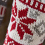 Personalised Nordic Knitted Christmas Stocking, thumbnail 8 of 9