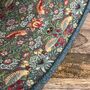 William Morris Strawberry Thief Blue Tweed Lampshade, thumbnail 2 of 9