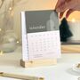 2023 2024 Mid Year Refillable Desk Calendar With Stand, thumbnail 2 of 10