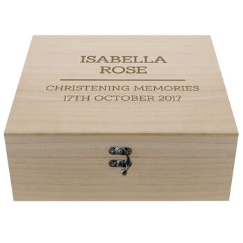 Personalised Any Message Keepsake Box, 2 of 12