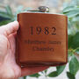 Personalised Year Hip Flask In Gift Box, thumbnail 2 of 4