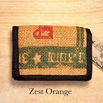 Handmade Rice Sack Wallet Fair Trade Recycled, 12 of 12