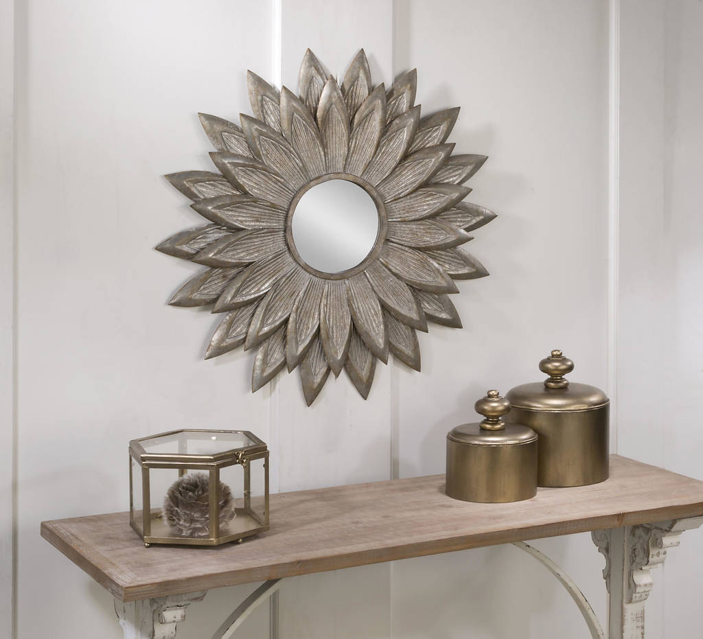 sunflower wall mirror by tommy's home