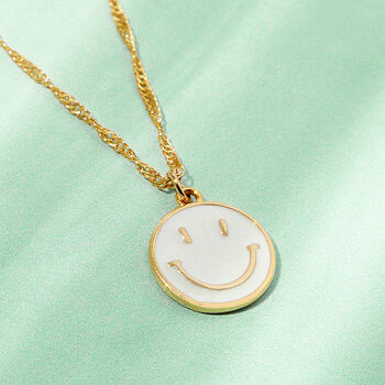 Christmas Smiles Gold Plated Necklace, 3 of 5