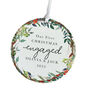 Personalised Our First Christmas Engaged Ornament Gift, thumbnail 7 of 7