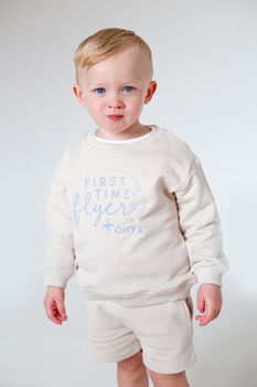 Mini Flyer Personalised Embroidered Airport Sweatshirt Jumper, 9 of 10