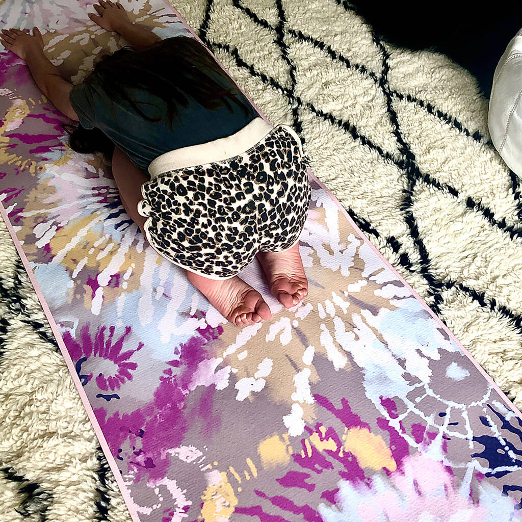 Patterned Yoga Mat By Rebecca J Mills Designs