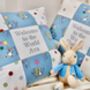 Peter Rabbit Welcome To The World Cushion, thumbnail 1 of 9