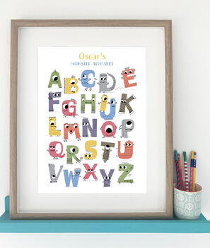 Kids Personalised Alphabet Print, 2 of 2