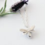 Bee Necklace In Sterling Silver, thumbnail 1 of 11