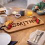 Personalised Family Surname Extra Long Serving Board, thumbnail 1 of 5