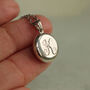 Sterling Silver Monogram Personalised Locket Necklace, thumbnail 4 of 11