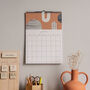 2024 Illustrated Patterned Wall Calendar, thumbnail 8 of 12
