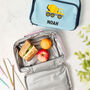 Kids Construction Lunch Bag Personalised Gift, thumbnail 2 of 6