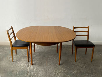 Mid Century Formica Extending Dining Table By Schreiber, 4 of 12