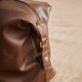 Personalised Tan Embroidered Pu Weekend Bag, thumbnail 4 of 4
