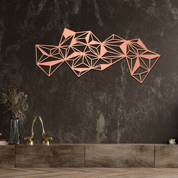 Contemporary Wooden 3D Shape Wall Hanging Decor For Home Or Office, 5 of 9