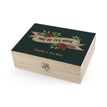 Personalised Tea Rific Filled Tea Box, 6 of 6