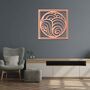 Abstract Wooden Sea Swirl Wall Sculpture Art Gift For Home Or Office, thumbnail 4 of 9