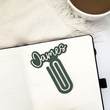 Custom Acrylic Bookmark Planner Clip, 2 of 6