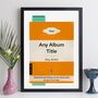 Personalised Favourite Album Music Print Gift For Him Or Her, thumbnail 6 of 12