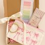 Personalised Cream Hair Accessory And Stationery Gift Set, thumbnail 1 of 2