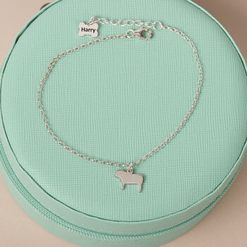 Personalised Silver Silhouette Dog Chain Bracelet, 12 of 12