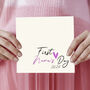 First Grandmothers Day Personalised Pink Card, thumbnail 2 of 4