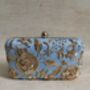 Sky Blue Rectangular Clutch Bag, thumbnail 5 of 8