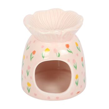 Tulip Print Oil Burner And Wax Warmer, 2 of 2