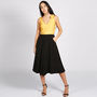 Bonbon 50s Style Dress Black Yellow, thumbnail 2 of 5
