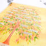 Sunny Personalised Family Tree With 22 Names, thumbnail 6 of 8