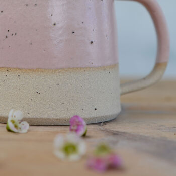 Handmade Stone Ceramic Mug Pastel Colours, 7 of 7