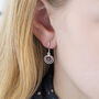 Swarovski Crystal Eternity Birthstone Earrings, thumbnail 6 of 11