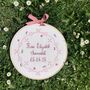 Embroidered Name Hoop Floral, thumbnail 4 of 7