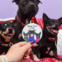 Christmas Jumper Dog Hanging Decoration Personalised, thumbnail 2 of 12