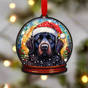 Newfoundland Dog Tree Decoration, 2 of 2