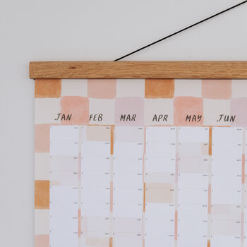 2026 Chequered Wall Planner, 7 of 10