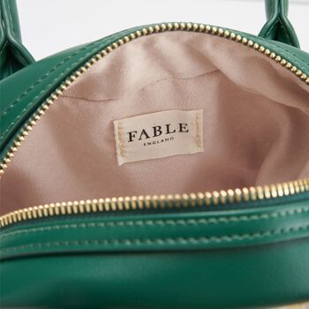 Eloise Mini Bowling Bag Iris Green, 5 of 6