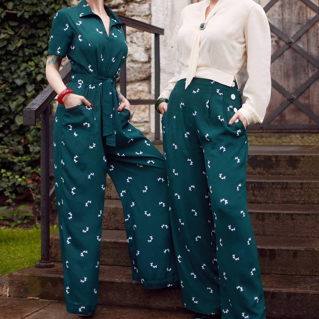 Lauren Siren Suit Authentic Vintage 1940's Style 1940s fashion