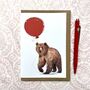 Bear Birthday Card, thumbnail 1 of 4