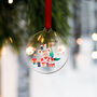 Personalised Baby Boy's First Christmas Bauble, thumbnail 4 of 7