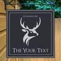 Stags Head Personalised Pub Sign/Bar Sign/Man Cave, thumbnail 5 of 8