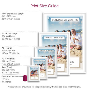 Our Family Photo Print Personalised Family Gift, 5 of 5