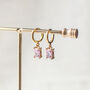 Pink Glass Earrings, thumbnail 6 of 11